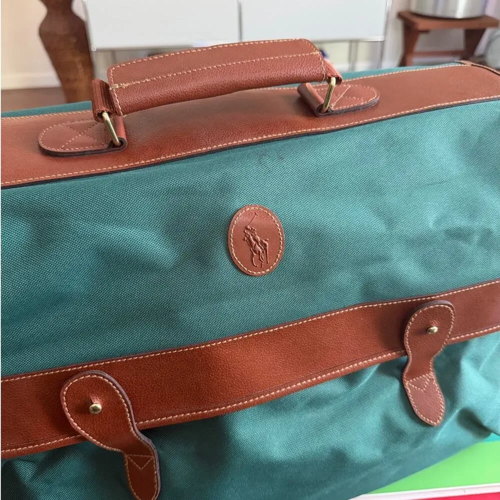 Polo Ralph Lauren 1990's Vintage Travel Luggage Bag